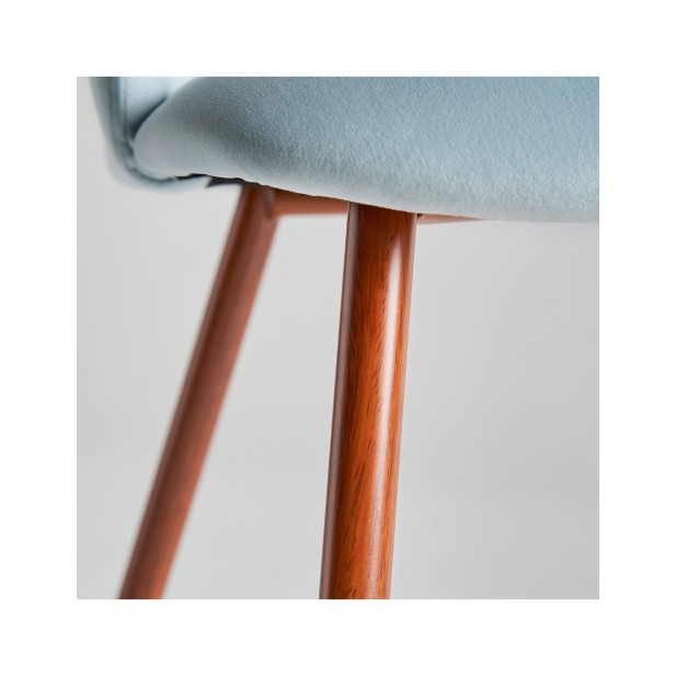 Silla LULA, Terciopelo / Azul, Marrón...