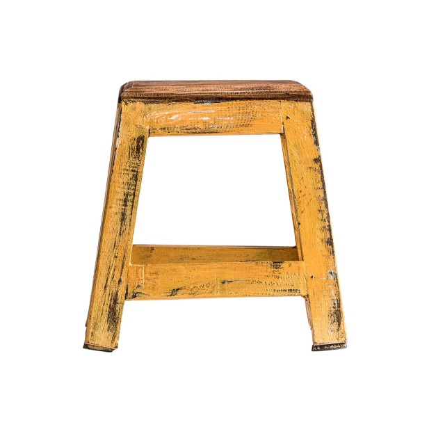 Reposapiés BUZET, Caoba / Mostaza -...