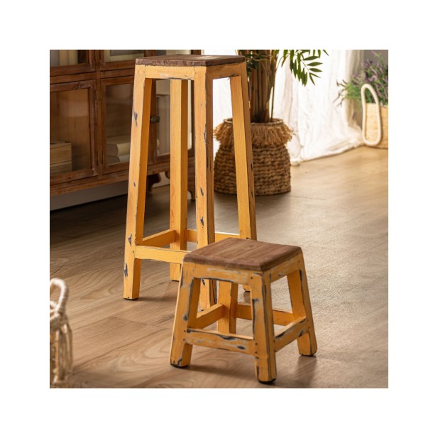 Taburete Alto SAURIS 71 cm, Caoba /...