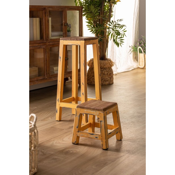 Taburete Alto SAURIS 71 cm, Caoba /...