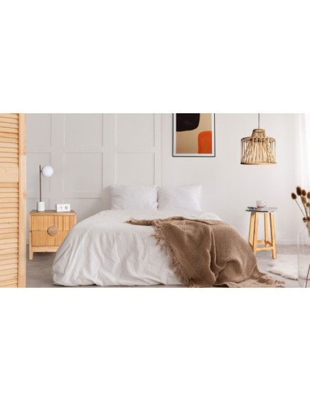 Taburete Alto SAURIS 71 cm, Caoba / Marrón, Amarillo - Kodu Home Design