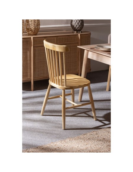 Silla EIDE, Madera / Marrón - Kodu Home Design