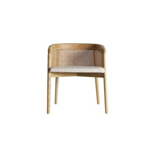 Silla VIKAN, Madera / Marrón, Beige - Kodu Home Design 2