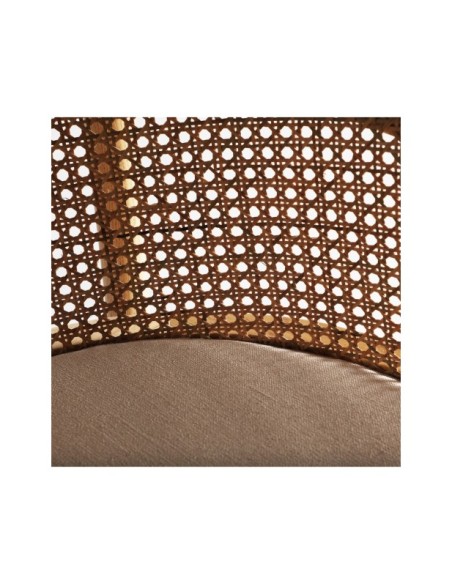 Silla VIKAN, Madera / Marrón, Beige - Kodu Home Design