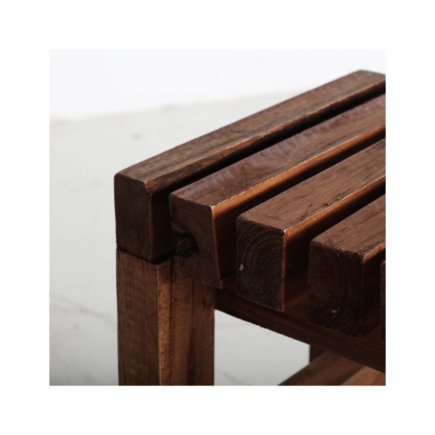 Reposapiés AKVIRAN, Caoba / Marrón -...