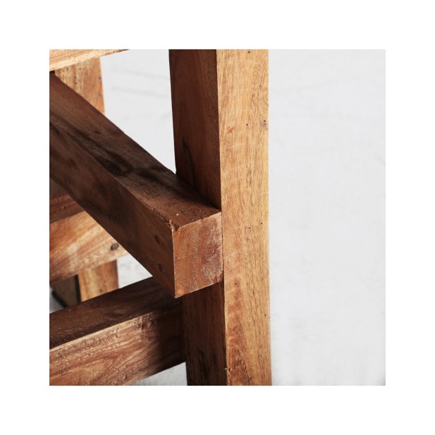 Reposapiés AKVIRAN, Caoba / Marrón -...