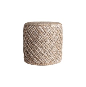 Reposapiés FEDRENE, Yute / Marrón - Kodu Home Design