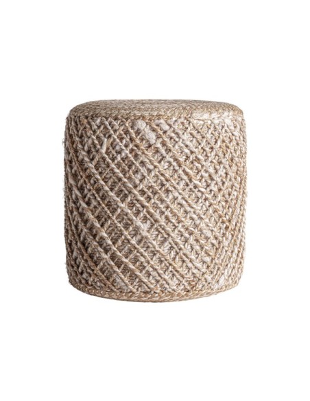 Reposapiés FEDRENE, Yute / Marrón - Kodu Home Design