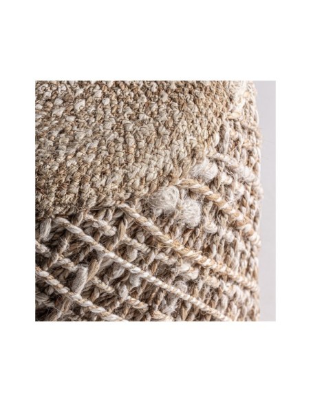 Reposapiés FEDRENE, Yute / Marrón - Kodu Home Design