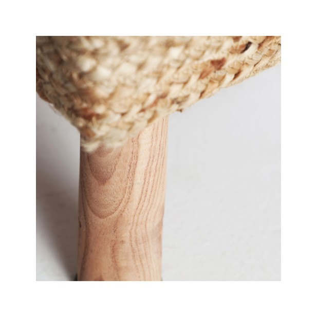 Reposapiés THIESI, Yute / Marrón -...