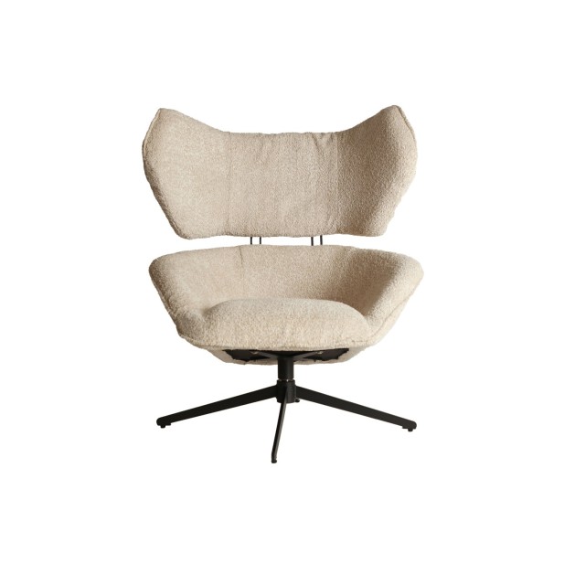 Sillón Giratorio Bouclé PRIVAS,...