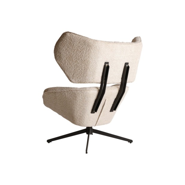 Sillón Giratorio Bouclé PRIVAS,...