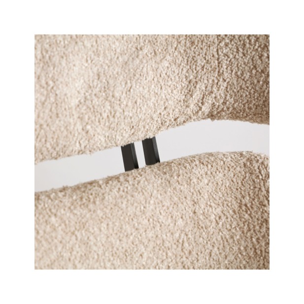 Sillón Giratorio Bouclé PRIVAS,...