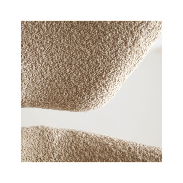 Sillón Giratorio Bouclé PRIVAS,...