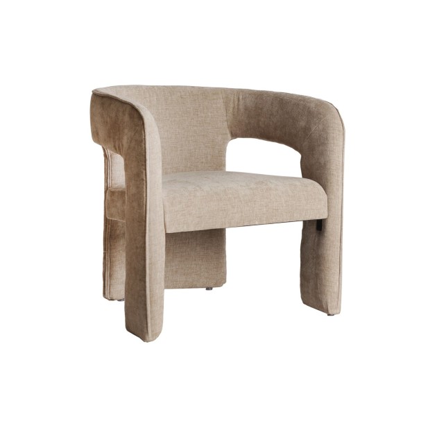 Silla BAUTZEN, Terciopelo / Beige -...