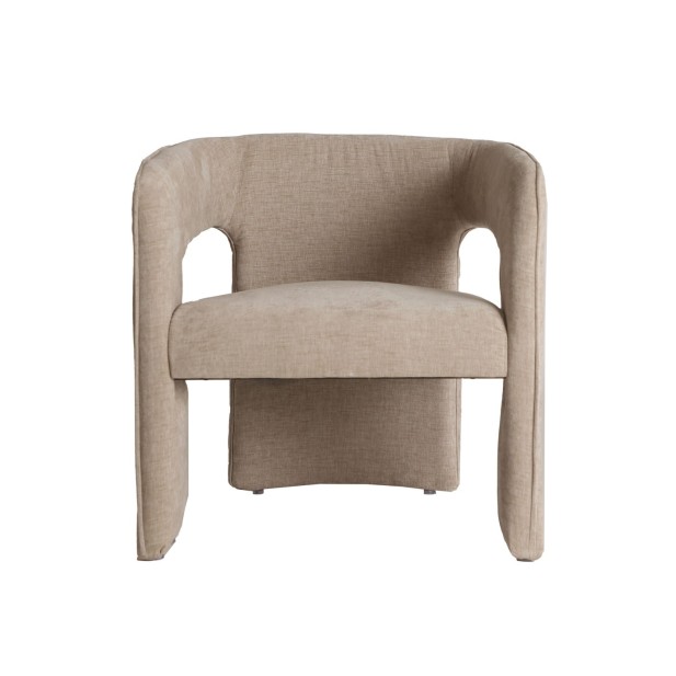 Silla BAUTZEN, Terciopelo / Beige -...