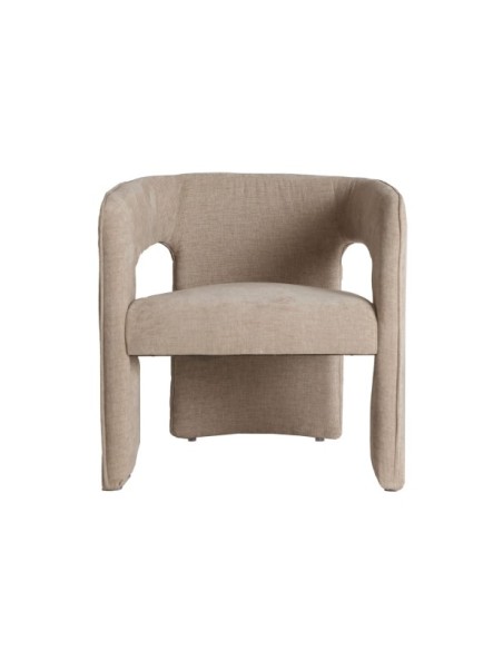Silla BAUTZEN, Terciopelo / Beige - Kodu Home Design