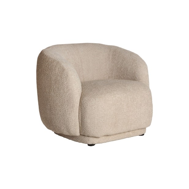 Sillón Bouclé PRIVAS, Algodón Bouclé...