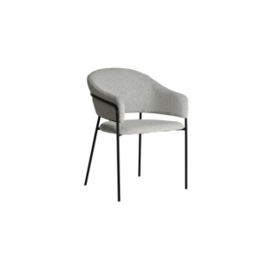 Silla BIKAL, Poliéster / Negro, Gris - Kodu Home Design