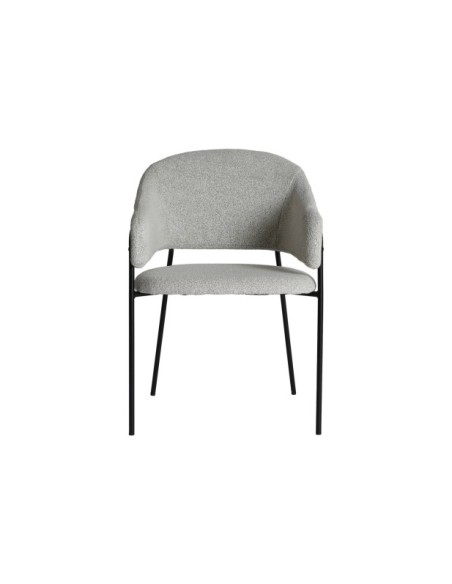 Silla BIKAL, Poliéster / Negro, Gris - Kodu Home Design