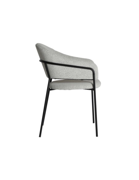 Silla BIKAL, Poliéster / Negro, Gris - Kodu Home Design