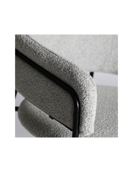 Silla BIKAL, Poliéster / Negro, Gris - Kodu Home Design