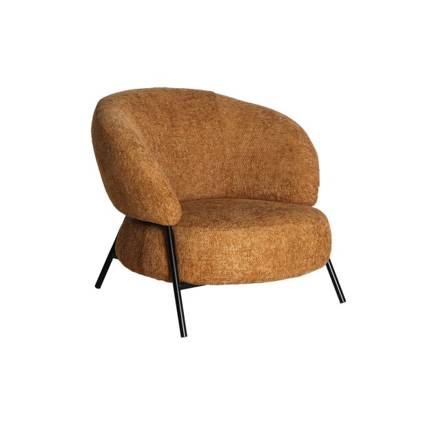 Sillón SOUVENS, Poliéster / Ocre -...