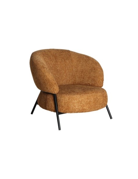 Sillón SOUVENS, Poliéster / Ocre - Kodu Home Design