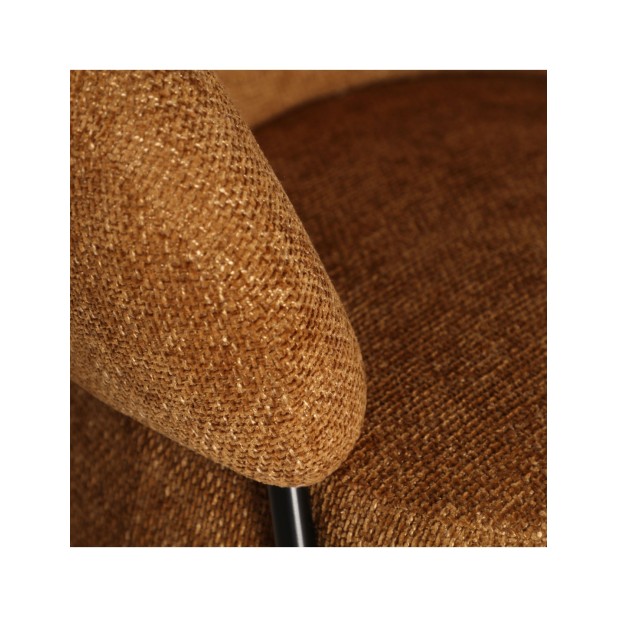 Sillón SOUVENS, Poliéster / Ocre -...