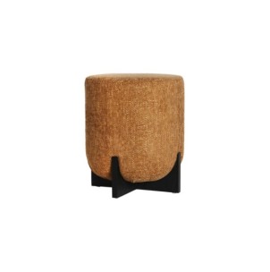 Taburete SOUVENS, Poliéster / Ocre, Negro - Kodu Home Design 2