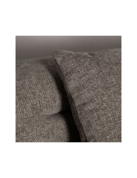 Sofá Esquinero CHENIES Módulo Izquierdo, Poliéster / Gris, Marrón - Kodu Home Design