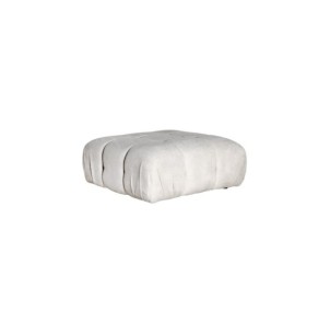 Módulo Sofá Reposapiés LETHO, Poliéster / Blanco, Marrón... 2