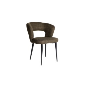 Silla FLAGNAC, Poliéster / Verde, Negro - Kodu Home Design
