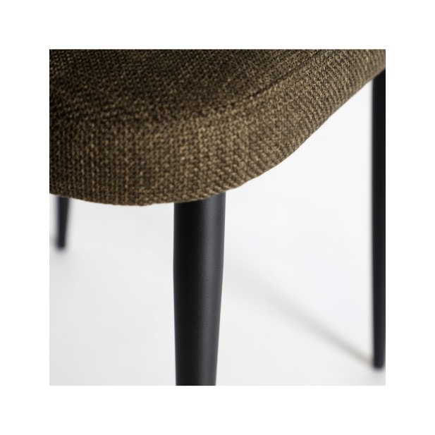 Silla FLAGNAC, Poliéster / Verde,...