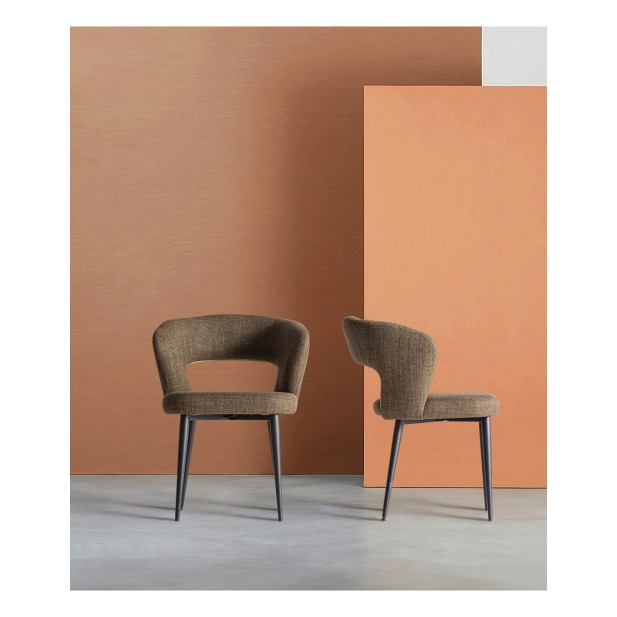 Silla FLAGNAC, Poliéster / Verde,...