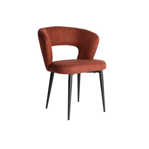 Silla FLAGNAC, Poliéster / Rojo,...