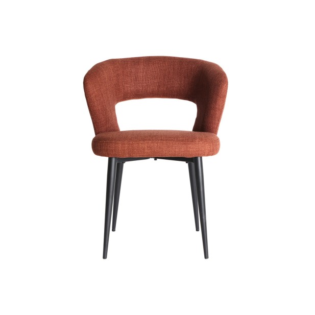 Silla FLAGNAC, Poliéster / Rojo,...