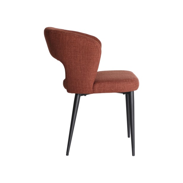 Silla FLAGNAC, Poliéster / Rojo,...