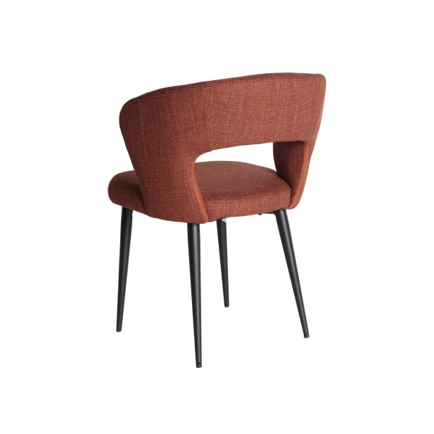 Silla FLAGNAC, Poliéster / Rojo,...