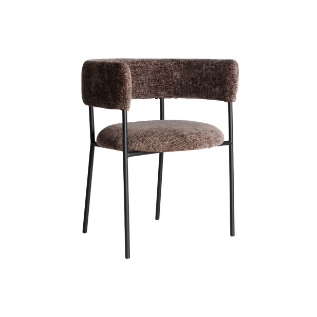 Silla ALLENC, Poliéster / Marrón,...