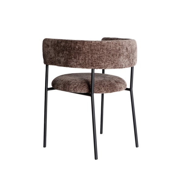 Silla ALLENC, Poliéster / Marrón,...