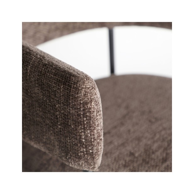 Silla ALLENC, Poliéster / Marrón,...