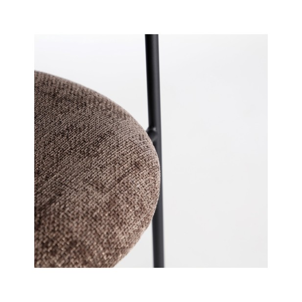 Silla ALLENC, Poliéster / Marrón,...