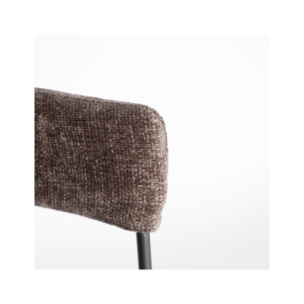 Silla ALLENC, Poliéster / Marrón,...