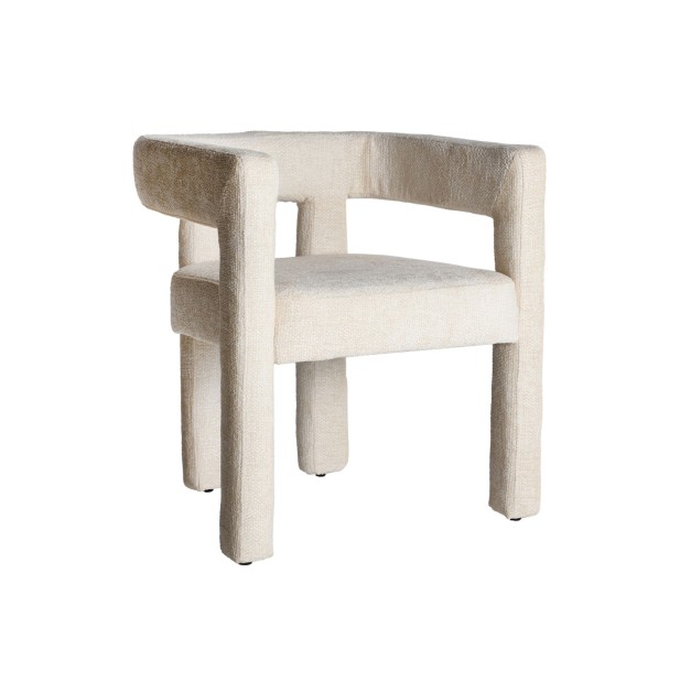 Silla VESTNES, Poliéster / Blanco -...