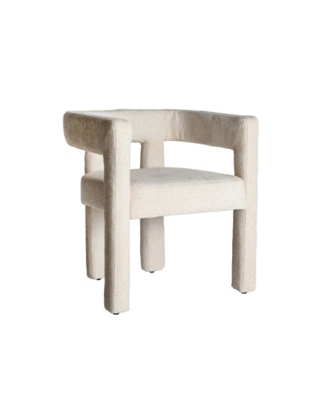 Silla VESTNES, Poliéster / Blanco - Kodu Home Design