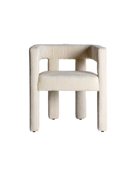 Silla VESTNES, Poliéster / Blanco - Kodu Home Design