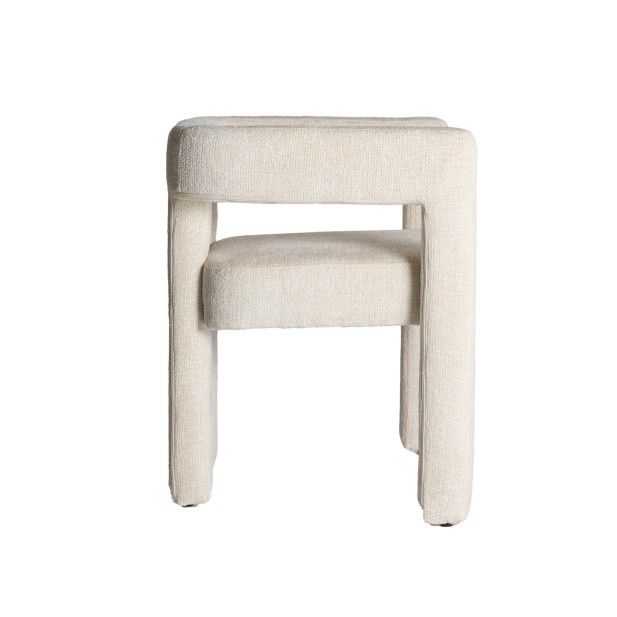 Silla VESTNES, Poliéster / Blanco -...