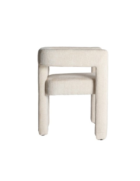 Silla VESTNES, Poliéster / Blanco - Kodu Home Design