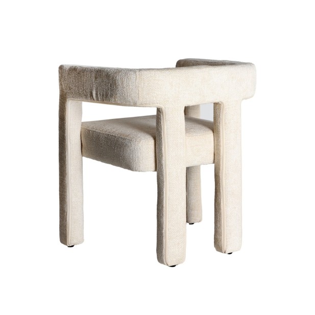 Silla VESTNES, Poliéster / Blanco -...